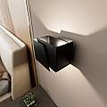 Applique Moderna 1 Luce Bjorn A Forma Geometrica In Acciaio Nero LA0177-EB-AP1-NR