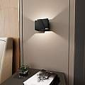 Applique Moderna 1 Luce Bjorn A Forma Geometrica In Acciaio Nero LA0177-EB-AP1-NR