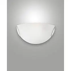 Applique Bianco Collezione FOX 1 Luce Design Moderno per Interni Metallo e Vetro