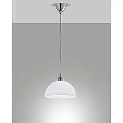 Nice Sospensione Bianca D.26 Cm