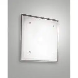 Maggie Plafoniera Bianca L.30X30 Cm.