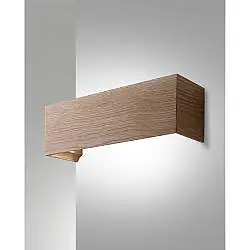 Applique Quercia Fabas 1 Luce Collezione Badia Stile Moderno per un Ambiente Caldo