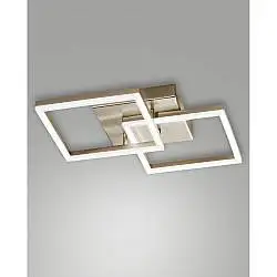 Lampada Bard Applique Oro Opaco 2 Luci LED Collezione BARD Design Elegante