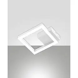 Lampada Applique Bianca 1 Luce Collezione Bard Design Moderno per Casa