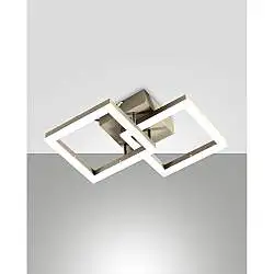 Bard Applique Oro Opaco 2 Luci Design Moderno Ideale per Vendite e Marketing