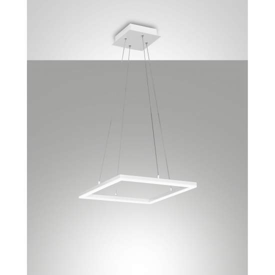 Lampada A Sospensione Fabas Bard Led 39W 3000K Bianco Moderno 3394-40-102