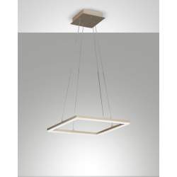 Lampada A Sospensione Fabas Bard Led 39W 3000K Oro Moderno Lampada A Sospensione Fabas Bard Led 39W 3000K Oro Moderno