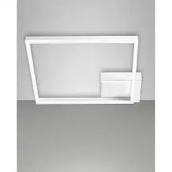 Bard Plafoniera Bianca Nw 1 Luce Collezione BARD Design Elegante e Moderno