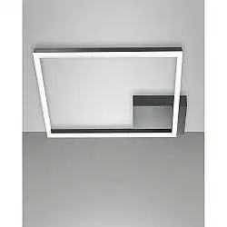 Plafoniera Antracite Nw Collezione BARD 39W 4050Lumen Lampada LED Integrata 1 Luce