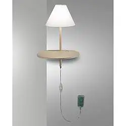 Goodnight Applique Tortora Fabas 1 Luce Design Moderno per Illuminazione Interna