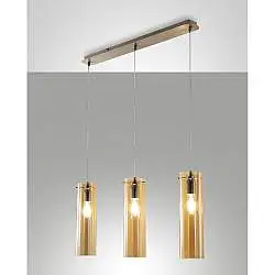 Sintesi Sospensione Ambra 3 Luci