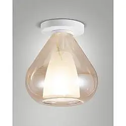 Lila Plafoniera 1L. Ambra