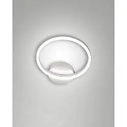 Applique Giotto Bianca D300 1 Luce Design Moderno Collezione GIOTTO Perfetta per ogni Spazio