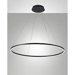 Lampada Giotto Sospensione Nera Collezione Giotto 1 luce Design Moderno e Funzionale