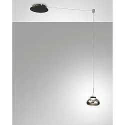 Sospensione Arabella Fume' Collezione ARABELLA con luce Led integrata e dimmerabile
