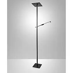 Lampada LED Integrata Ideale in Nero Due Luci della Collezione IDEAL Fabas