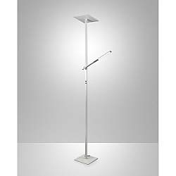 Lampada da Terra Fabas Ideal Collezione IDEAL Bianco con 2 Luci Dimmerabile LED