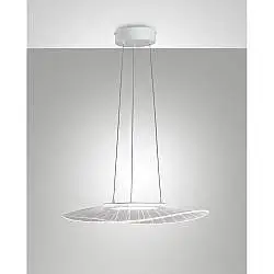 Vela Sospensione Bianca L.590X430Mm.