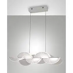 Sylvie Sospensione Bianca L.580X370Mm.