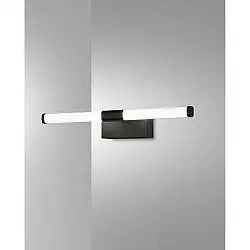 Ago Applique Nero Collezione AGO Lampada LED 8W 480 Lumen Design Moderno