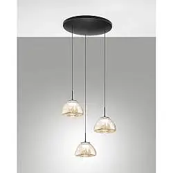 Lucille Sospensione Cognac 3L.