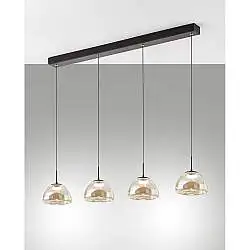 Lucille Sospensione Cognac 4L.Lin.