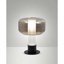 Flick Da Tavolo Oro Collezione FLICK Lampada Singola Metallo Vetro Design Elegante