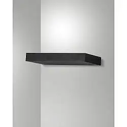 Applique Nera LED Integrato 1 Luce Collezione GUIA Finitura Moderna e Minimalista