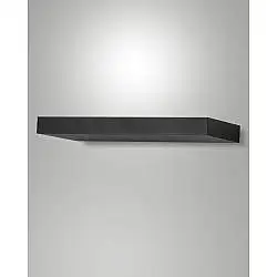 Applique Nera LED 36W Calda Metallo Collezione GUIA Fabas con Dimmer 1 Luce