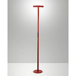 Lampada da Terra Fizz Rosso Collezione FIZZ con Luce LED Regolabile e Moderno Design