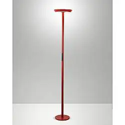 Lampada da Terra Fizz Rosso Collezione FIZZ con Luce LED Regolabile e Moderno Design