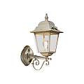 Applique Da Esterno Classica Gorizia Metallo Ceramica Bianco 1 Luce E27 A101-BO-04-DEC-UOO