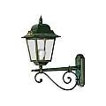 Applique Esterno Classica Gorizia Metallo Ceramica Verde Sfumato Oro 1 Luce E27 A105-VO-56-DEC-FAR