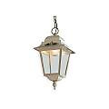 Sospensione Esterno Classica Gorizia Metallo Ceramica Bianco Sfumato 1 Luce E27 A106-BO-04-DEC-UOO