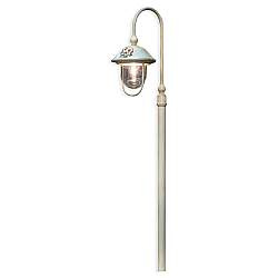 Palo Esterno Classico Bari Metallo Ceramica Bianco Sfumato Oro 1 Luce E27 Palo Esterno Classico Bari Metallo Ceramica Bianco Sfumato Oro 1 Luce E27