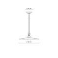 Lampadario Industrial Potenza Ferro E Ceramica Nero Diam. 35Cm 1 Luce E27 C004