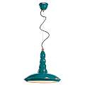 Lampadario Vintage Vague Vintage Ferro E Ceramica Verde 1 Luce E27 40Cm C1410-VIV