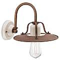 Applique Vintage Grunge Ferro E Ceramica Craquele' 1 Luce E27 C1430-18