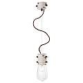 Lampadario Vintage Urban Ferro E Ceramica Bianco 1 Luce E27 12Cm C1520-VIB