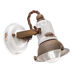 Applique Vintage Loft Ferro E Ceramica Bianco 1 Luce E14 Applique Vintage Loft Ferro E Ceramica Bianco 1 Luce E14