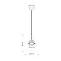 Lampadario Industrial Ferro E Ceramica Vintage Verde 1 Luce E27 23Cm C1691-VIV