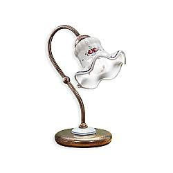 Lumetto Classico Chieti Metallo E Ceramica Nero Sfumato Rame 1 Luce E14 Lumetto Classico Chieti Metallo E Ceramica Nero Sfumato Rame 1 Luce E14