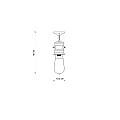 Plafoniera Industrial Minimal Urban Ferro E Ceramica Vintage Nero 1 Luce E27 C1744-VIN