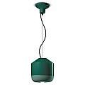 Sospensione Piccola Vintage Decò Bellota Ceramica Verde Bottiglia 1 Luce E27 C2540-VEB