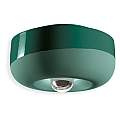 Plafoniera Vintage Decò Bellota Ceramica Verde Bottiglia 1 Luce E27 C2542-VEB