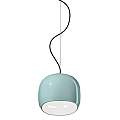 Sospensione Piccola Vintage Decò Ayrton Ceramica Azzurro 1 Luce E27 C2550-AZZ