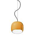 Sospensione Piccola Vintage Decò Ayrton Ceramica Giallo 1 Luce E27 C2550-GIA
