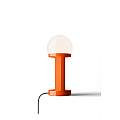 Lampada Da Tavolo Classica Habea Ceramica Arancio Volpe 1 Luce E14 C2780-AVO
