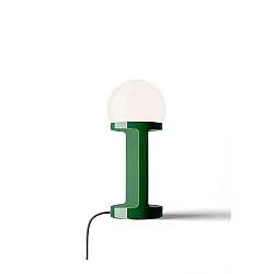 Lampada Da Tavolo Classica Habea Ceramica Verde Bali 1 Luce E14