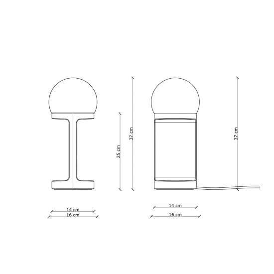 Lampada Da Tavolo Classica Habea Ceramica Verde Bali 1 Luce E14 C2780-VBA
